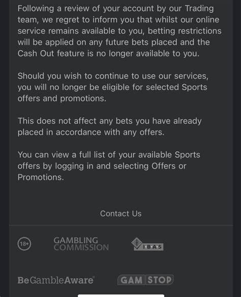 betting restrictions
